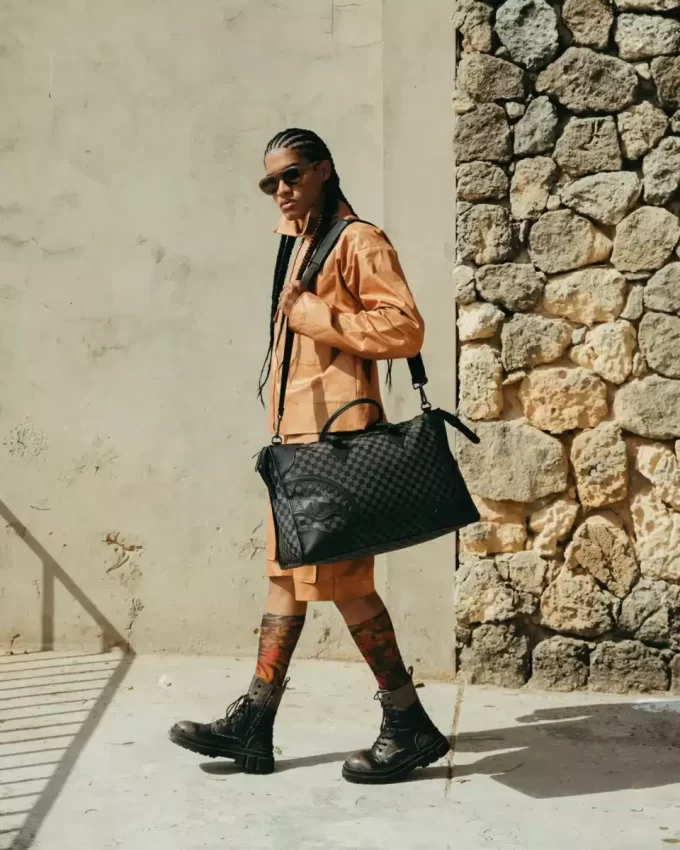 MIDNIGHT CHATEAU PYRAMID DUFFLE