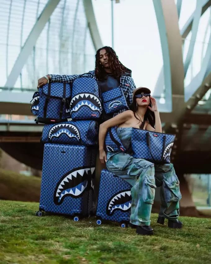 MIDNIGHT MAGIC SHARKS IN PARIS HARD SHELL FULL-SIZE LUGGAGE MIDNIGHT MAGIC SHARKS IN PARIS HARD SHELL FULL-SIZE LUGGAGE