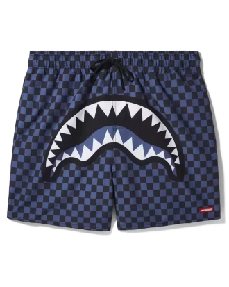 MIDNIGHT MAGIC SHARKS IN PARIS SWIM SHORTS