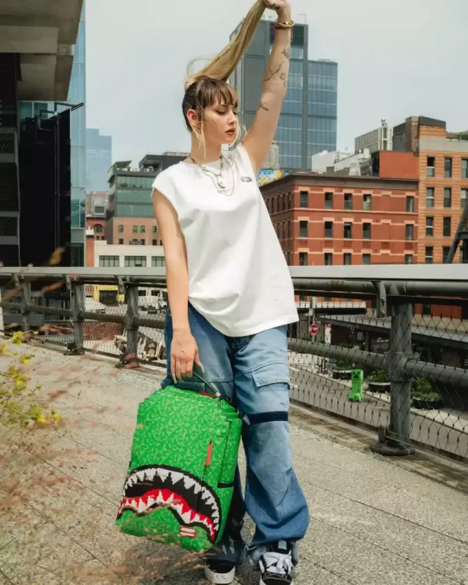 MINECRAFT CREEPER SHARK BACKPACK MINECRAFT CREEPER SHARK BACKPACK