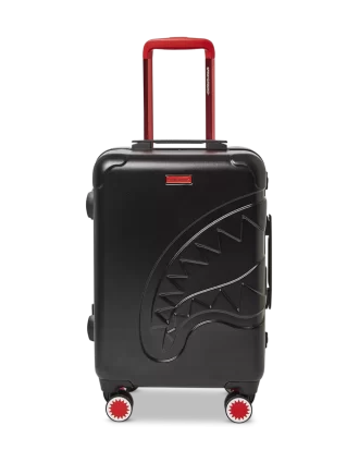 MOLDED SHARKITECTURE BLACK HARDSHELL CARRY-ON LUGGAGE