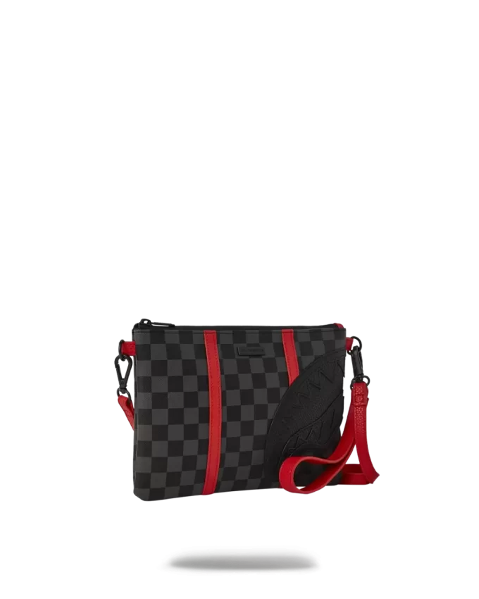 MONACO SHARK CLUB CROSSOVER CLUTCH W/ SHOULDER STRAP