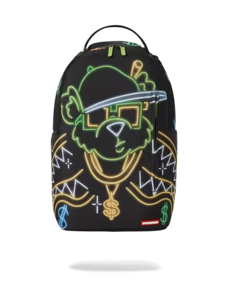 MONEY BEAR CITY LIGHTS BACKPACK