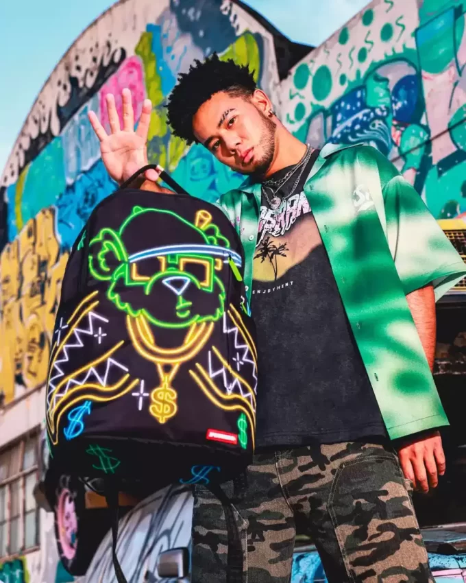 MONEY BEAR CITY LIGHTS BACKPACK MONEY BEAR CITY LIGHTS BACKPACK