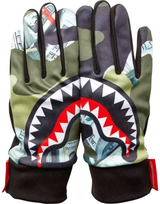 MONEY CAMO GLOVES