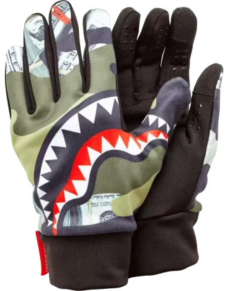 MONEY CAMO GLOVES
