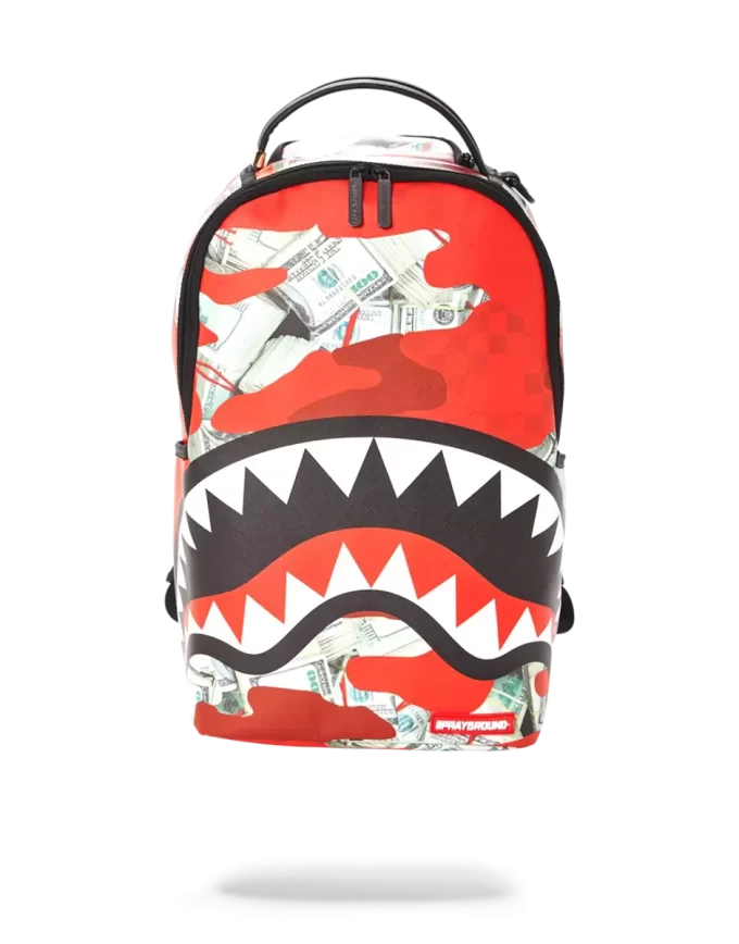MONEY CAMO (RED) BACKPACK MONEY CAMO (RED) BACKPACK