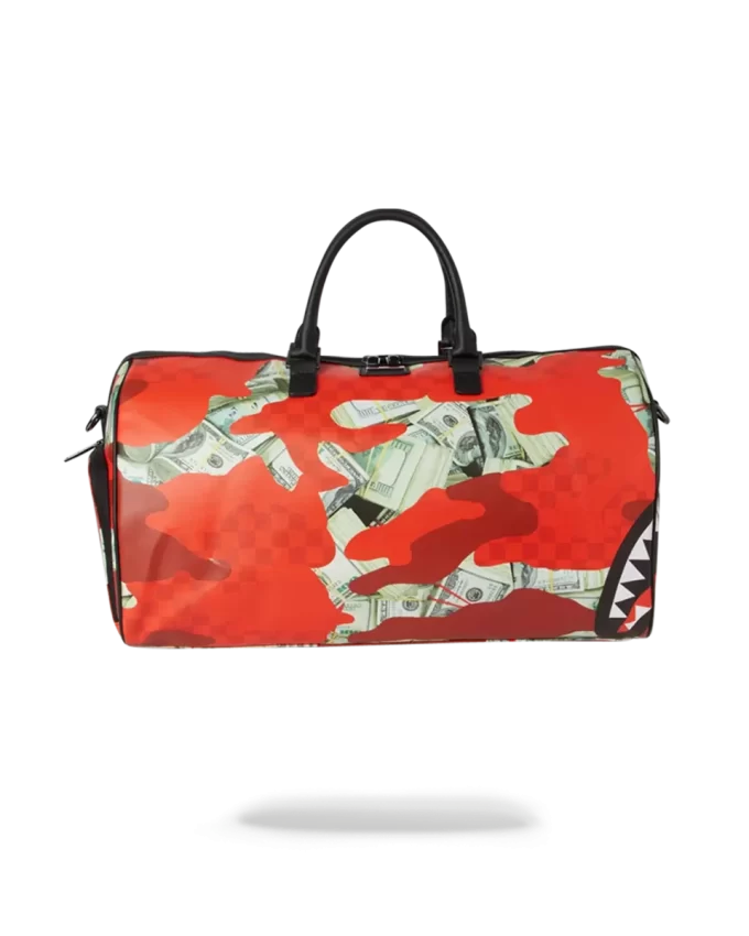 MONEY CAMO (RED) DUFFLE MONEY CAMO (RED) DUFFLE