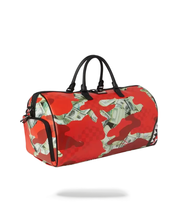 MONEY CAMO (RED) DUFFLE MONEY CAMO (RED) DUFFLE