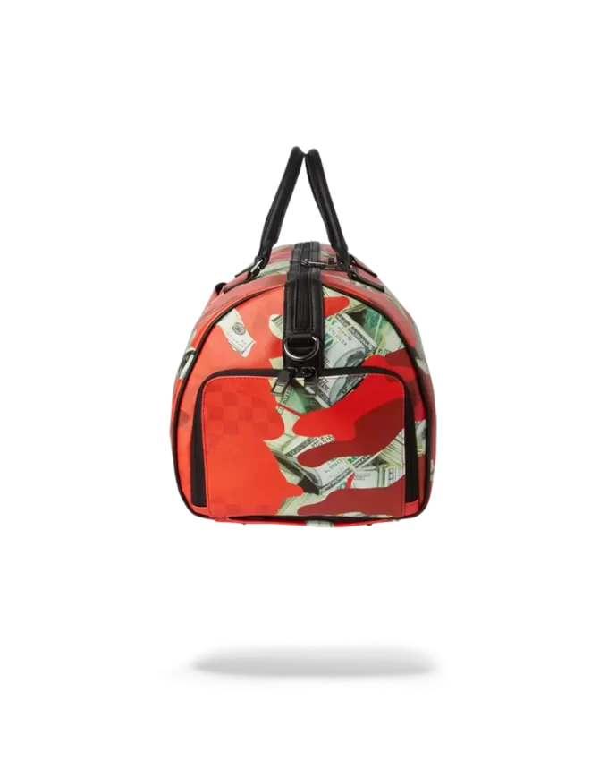 MONEY CAMO (RED) DUFFLE MONEY CAMO (RED) DUFFLE