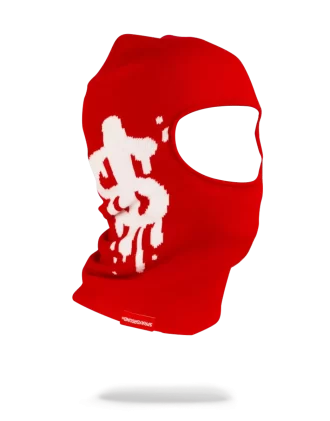 MONEY DRIP SKI MASK (RED)