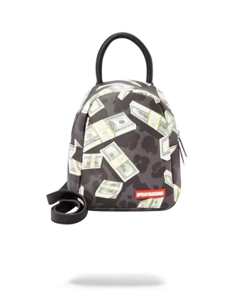 MONEY ON BLACK LEOPARD PRINT MINI