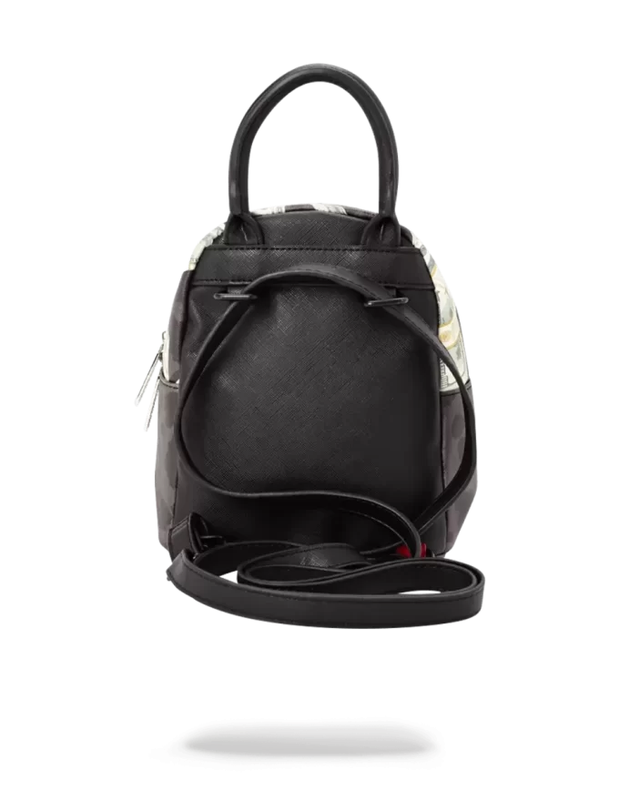 MONEY ON BLACK LEOPARD PRINT MINI