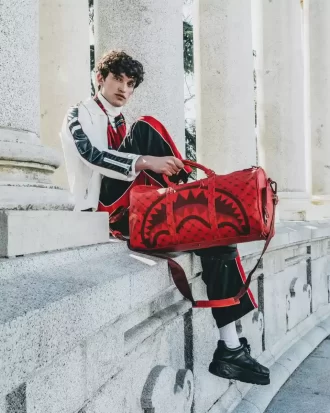 MONEY PATTERN BRICK DUFFLE