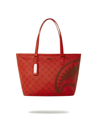 MONEY PATTERN BRICK TOTE