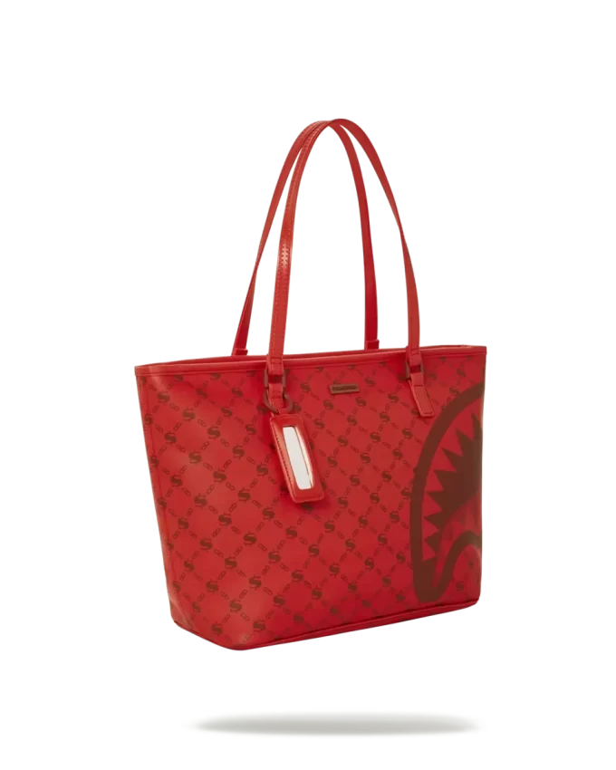MONEY PATTERN BRICK TOTE MONEY PATTERN BRICK TOTE
