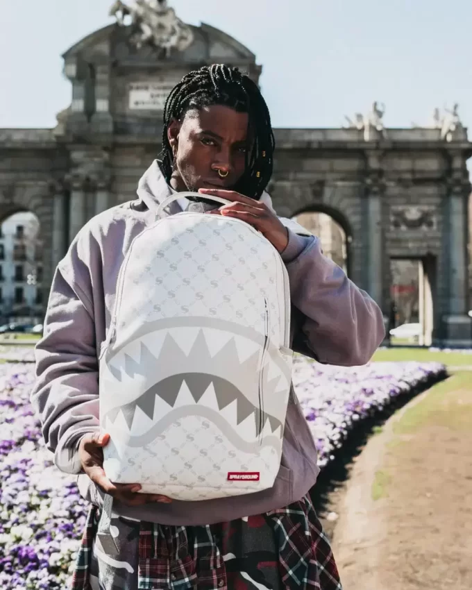 MONEY PATTERN POWDER BACKPACK (DLXV) MONEY PATTERN POWDER BACKPACK (DLXV)