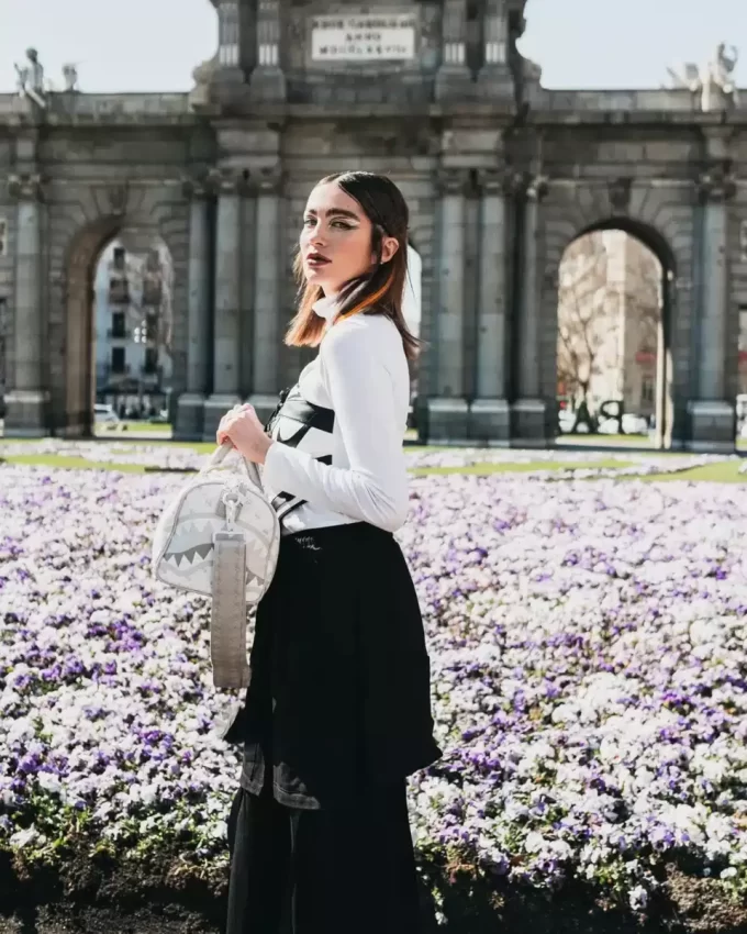 MONEY PATTERN POWDER MINI DUFFLE MONEY PATTERN POWDER MINI DUFFLE