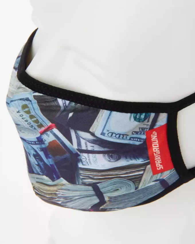 MONEY WHERE UR MOUTH IS FORM-FITTING MASK MONEY WHERE UR MOUTH IS FORM-FITTING MASK