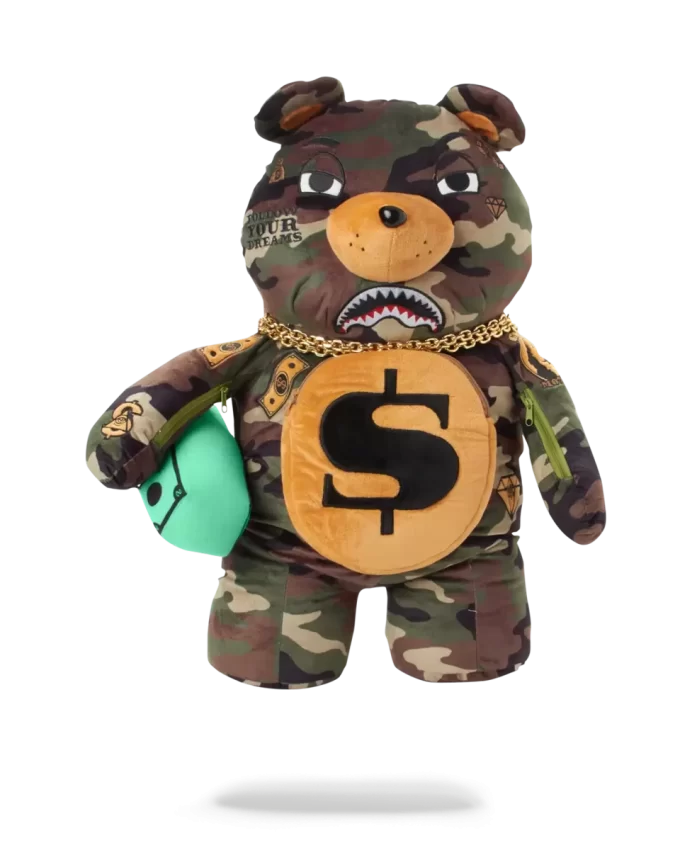 MONEYBEAR TEDDY BEAR BACKPACK MONEYBEAR TEDDY BEAR BACKPACK
