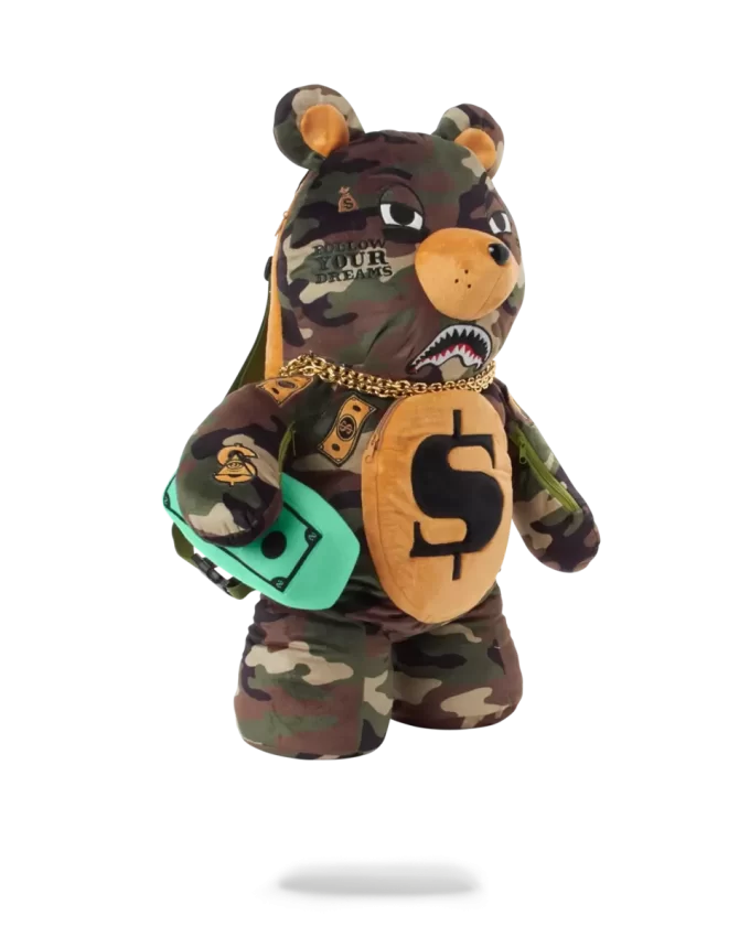 MONEYBEAR TEDDY BEAR BACKPACK MONEYBEAR TEDDY BEAR BACKPACK