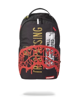 NO TRESPASSING BACKPACK