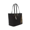 NOIR QUILT GOLD CHAIN SHARK TOTE NOIR QUILT GOLD CHAIN SHARK TOTE