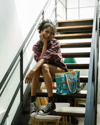 OFFICIAL BASQUIAT MITCHELL CREW 1983 TOTE