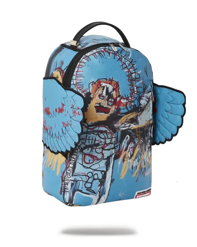 OFFICIAL BASQUIAT UNTITLED (FALLEN ANGEL) 1981 WING BACKPACK (DLXV) OFFICIAL BASQUIAT UNTITLED (FALLEN ANGEL) 1981 WING BACKPACK (DLXV)