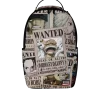 ONE PIECE WANTED SHARK POSTERS BACKPACK ONE PIECE WANTED SHARK POSTERS BACKPACK
