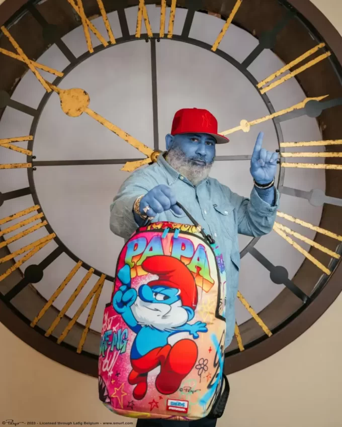 PAPA SMURF ON THE RUN BACKPACK PAPA SMURF ON THE RUN BACKPACK