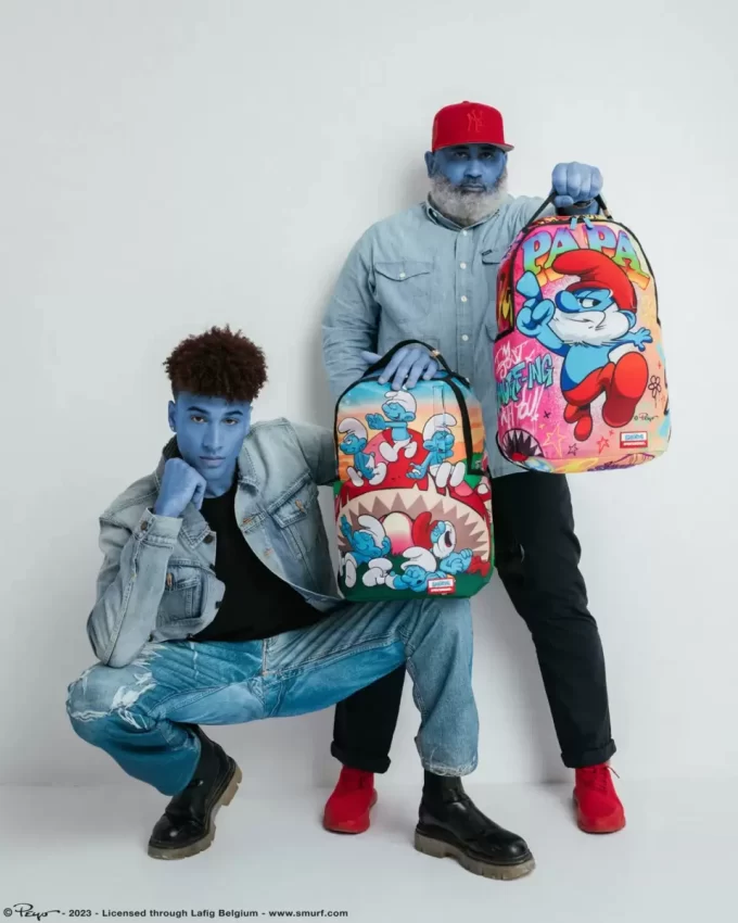 PAPA SMURF ON THE RUN BACKPACK PAPA SMURF ON THE RUN BACKPACK