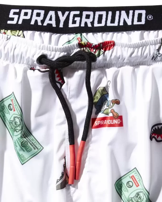 PATCH ALL-IN CORTO SWIM TRUNKS (WHITE)