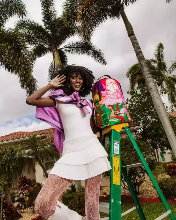 PINK PANTHER FORTRESS OF MONEY-TUDE BACKPACK PINK PANTHER FORTRESS OF MONEY-TUDE BACKPACK