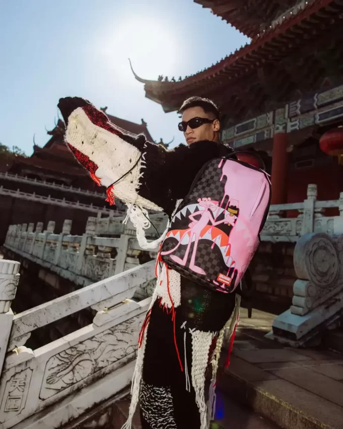 PINK PANTHER PINK PAINTER BACKPACK PINK PANTHER PINK PAINTER BACKPACK