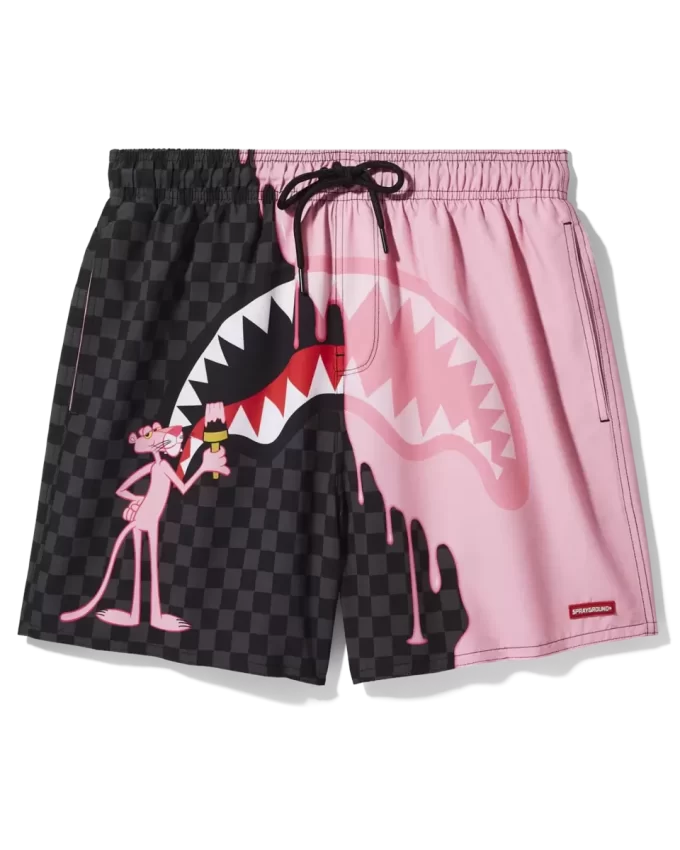 PINK PANTHER PINK PAINTER SWIM SHORTS