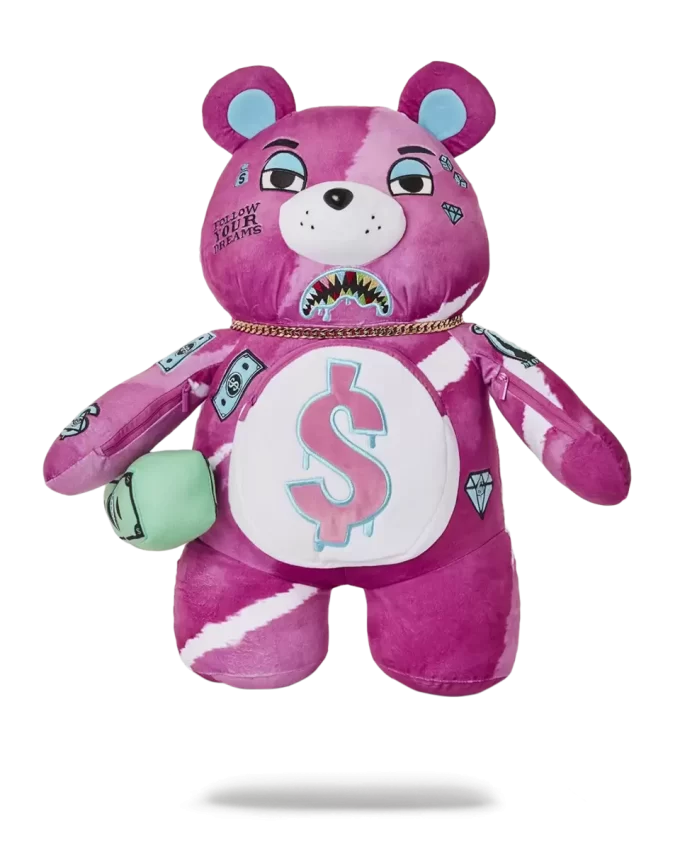 PINK PUNK MONEYBEAR TEDDYBEAR BACKPACK PINK PUNK MONEYBEAR TEDDYBEAR BACKPACK