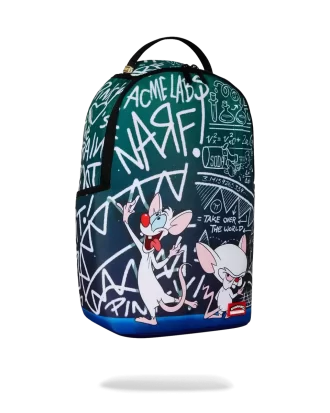 PINKY AND THE BRAIN TAKIN OVER THE WORLD DLXR BACKPACK