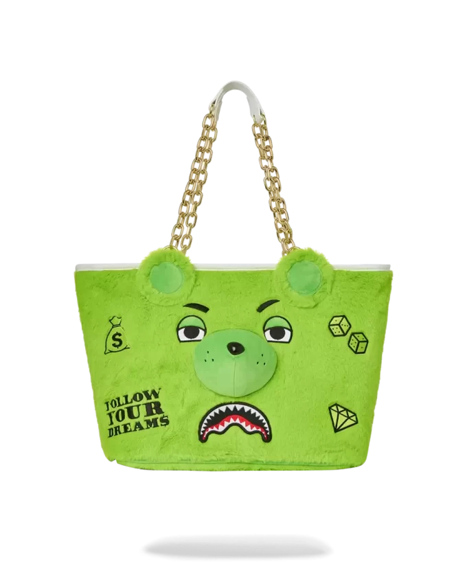 PLUSH MONEYBEAR TOTE (GREEN) PLUSH MONEYBEAR TOTE (GREEN)
