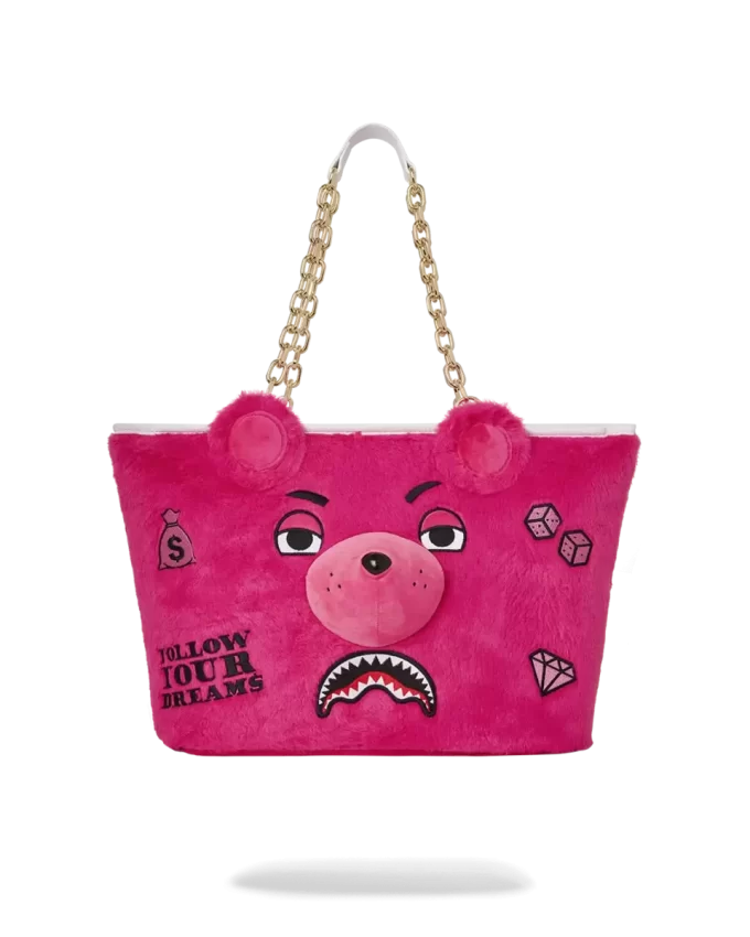PLUSH MONEYBEAR TOTE (PINK) PLUSH MONEYBEAR TOTE (PINK)