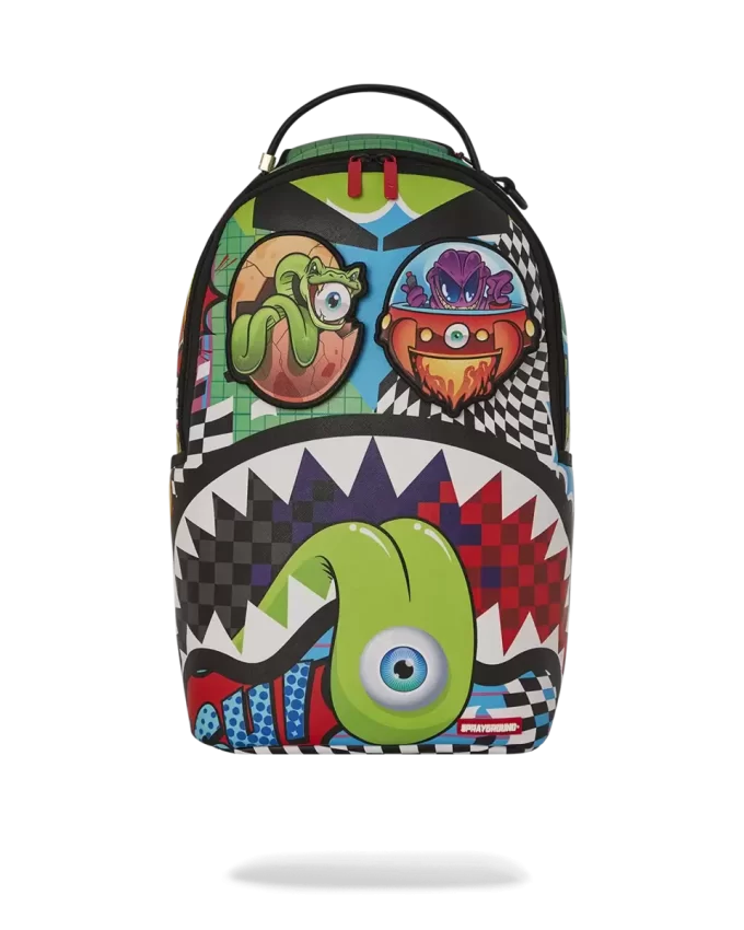 PSYCHO WORLD OF FUN BACKPACK (WITH REMOVABLE VELCRO EYE PATCHES) PSYCHO WORLD OF FUN BACKPACK (WITH REMOVABLE VELCRO EYE PATCHES)