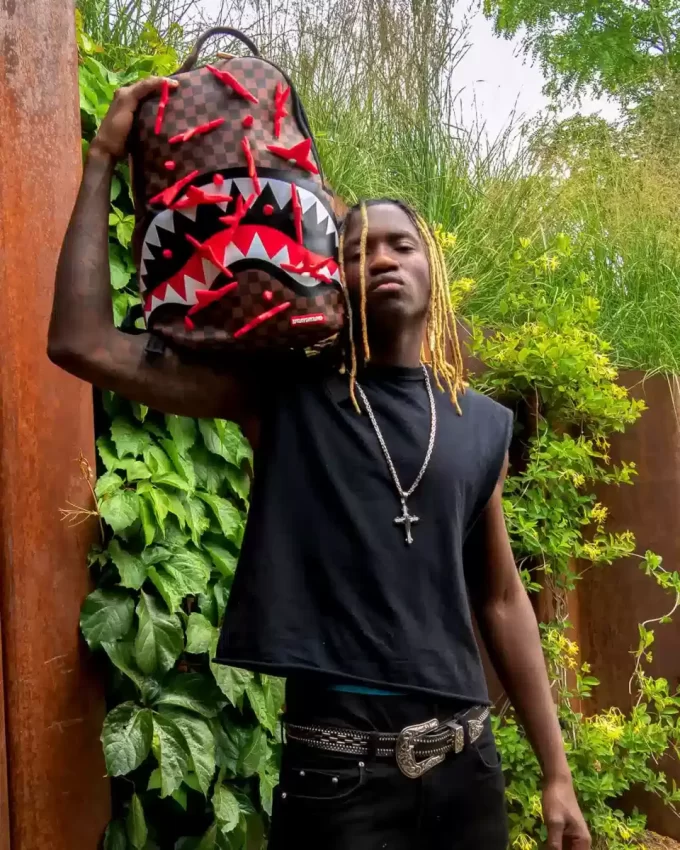 REAL 3D NINJA STARS SMASHED BACKPACK (DLXV) REAL 3D NINJA STARS SMASHED BACKPACK (DLXV)