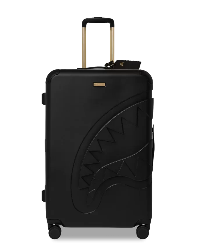 REALITY CHECK SHARKITECTURE FULL-SIZE JETBLACK LUGGAGE (GOLD HARDWARE) REALITY CHECK SHARKITECTURE FULL-SIZE JETBLACK LUGGAGE (GOLD HARDWARE)