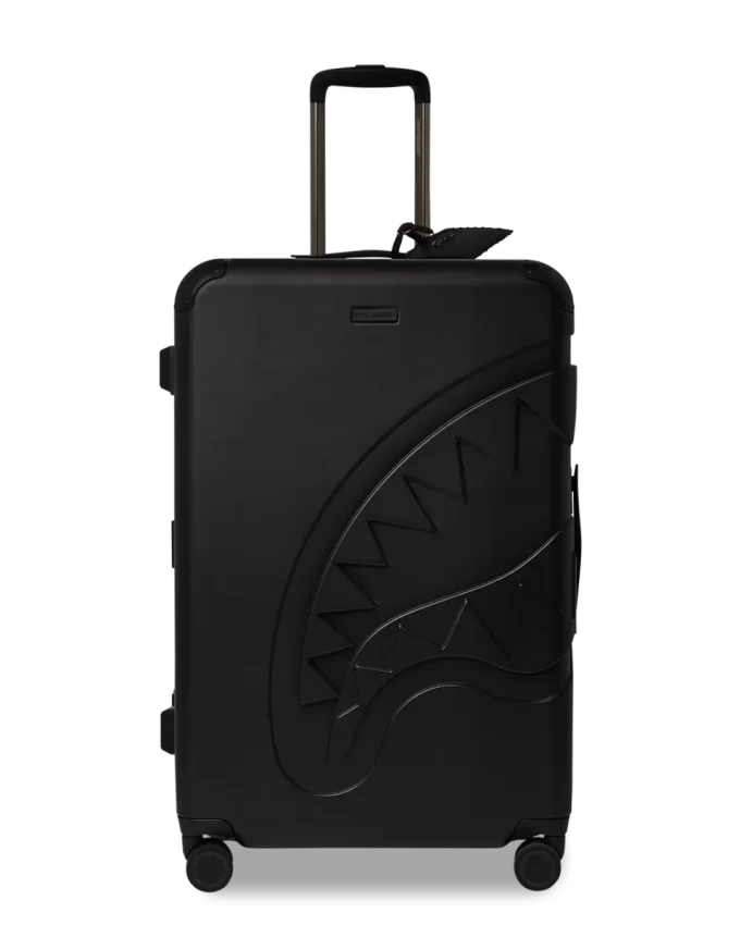 REALITY CHECK SHARKITECTURE FULL-SIZE JETBLACK LUGGAGE (GUNMETAL HARDWARE) REALITY CHECK SHARKITECTURE FULL-SIZE JETBLACK LUGGAGE (GUNMETAL HARDWARE)
