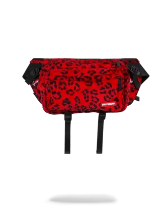 RED LEOPARD CROSSBODY TRANSPORTER