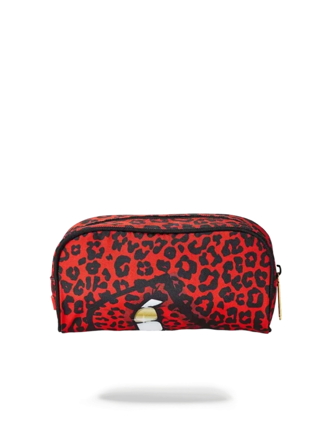 RED LEOPARD LIPS PENCIL CASE RED LEOPARD LIPS PENCIL CASE