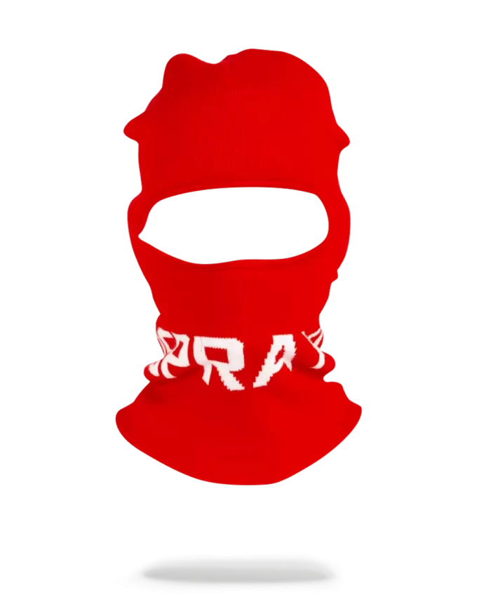 RED SPRAYGROUND LOGO SKI MASK RED SPRAYGROUND LOGO SKI MASK