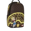 RICHIE RICH PAINT THE SHARK GOLD BACKPACK RICHIE RICH PAINT THE SHARK GOLD BACKPACK