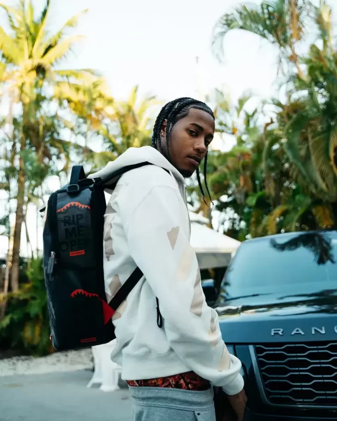 RIP ME OPEN BACKPACK (FROSTED TRANSPARENT) RIP ME OPEN BACKPACK (FROSTED TRANSPARENT)