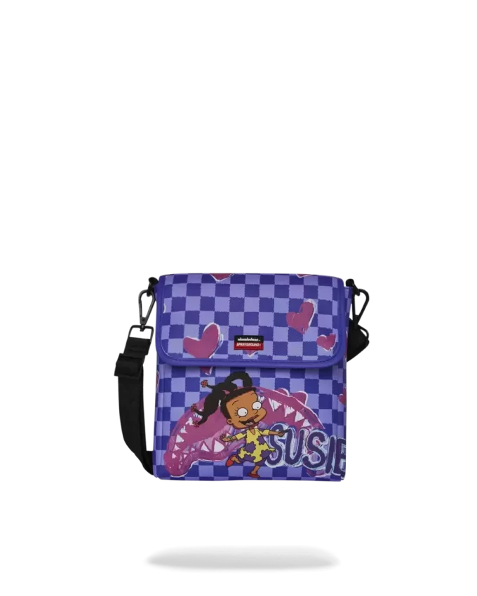 RUGRATS SUSIE CRAYON SHARK MESSENGER SLING RUGRATS SUSIE CRAYON SHARK MESSENGER SLING